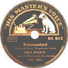  Fred Rauch -  Schellackplatte von 1953